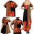 Africa Beauty Clivia Miniata Flowers Family Matching Summer Maxi Dress and Hawaiian Shirt - Wonder Print Shop