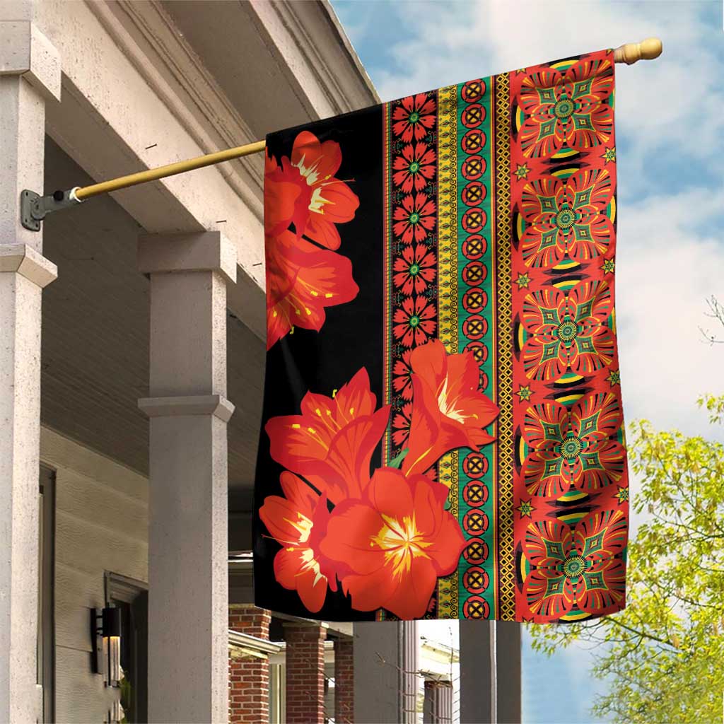Africa Beauty Clivia Miniata Flowers Garden Flag - Wonder Print Shop