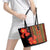 Africa Beauty Clivia Miniata Flowers Leather Tote Bag - Wonder Print Shop