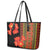 Africa Beauty Clivia Miniata Flowers Leather Tote Bag - Wonder Print Shop