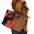 Africa Beauty Clivia Miniata Flowers Leather Tote Bag - Wonder Print Shop