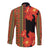 Africa Beauty Clivia Miniata Flowers Long Sleeve Button Shirt - Wonder Print Shop