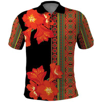 Africa Beauty Clivia Miniata Flowers Polo Shirt - Wonder Print Shop