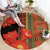 Africa Beauty Clivia Miniata Flowers Round Carpet