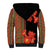 Africa Beauty Clivia Miniata Flowers Sherpa Hoodie - Wonder Print Shop