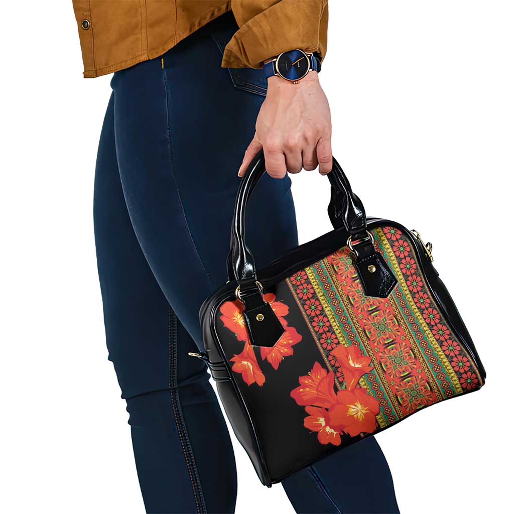 Africa Beauty Clivia Miniata Flowers Shoulder Handbag