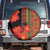Africa Beauty Clivia Miniata Flowers Spare Tire Cover - Wonder Print Shop