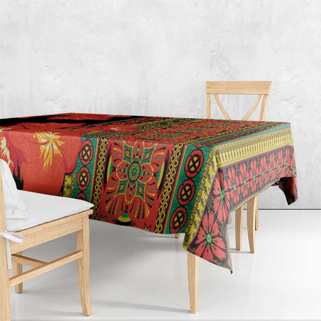Africa Beauty Clivia Miniata Flowers Tablecloth - Wonder Print Shop