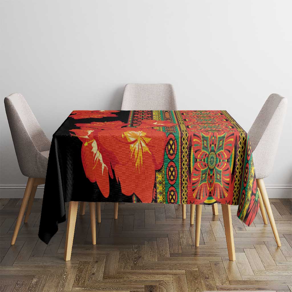 Africa Beauty Clivia Miniata Flowers Tablecloth - Wonder Print Shop