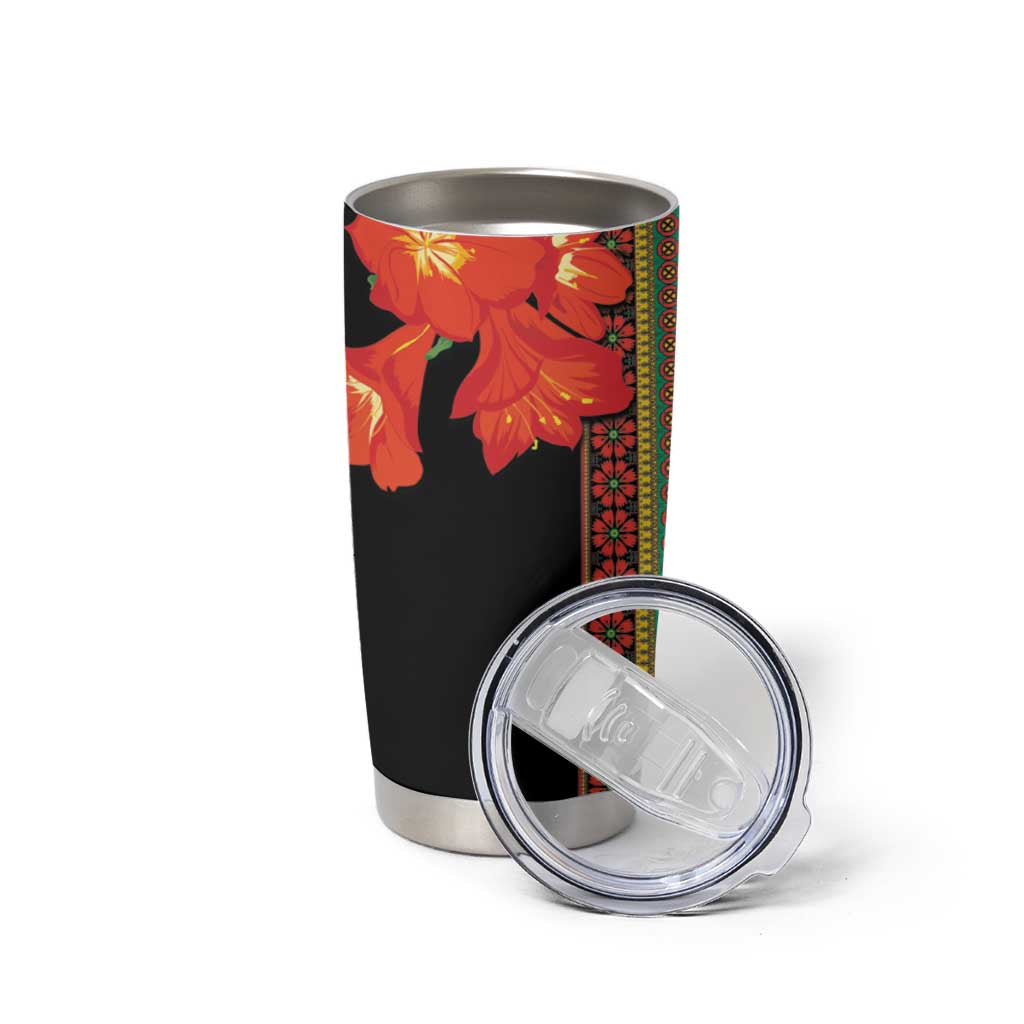 Africa Beauty Clivia Miniata Flowers Tumbler Cup - Wonder Print Shop