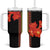 Africa Beauty Clivia Miniata Flowers Tumbler With Handle - Wonder Print Shop