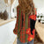 Africa Beauty Clivia Miniata Flowers Women Casual Shirt - Wonder Print Shop