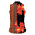 Africa Beauty Clivia Miniata Flowers Women Sleeveless Polo Shirt - Wonder Print Shop