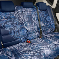 Africa Floral mix Maasai Shuka Back Car Seat Cover Blue Moitf LT9 - Wonder Print Shop