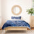 Africa Floral mix Maasai Shuka Bedding Set Blue Moitf LT9 - Wonder Print Shop