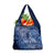 Africa Floral mix Maasai Shuka Grocery Bag Blue Moitf