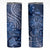 Africa Floral mix Maasai Shuka Skinny Tumbler Blue Moitf - Wonder Print Shop