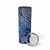 Africa Floral mix Maasai Shuka Skinny Tumbler Blue Moitf - Wonder Print Shop