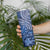 Africa Floral mix Maasai Shuka Skinny Tumbler Blue Moitf - Wonder Print Shop