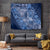 Africa Floral mix Maasai Shuka Tapestry Blue Moitf - Wonder Print Shop