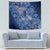 Africa Floral mix Maasai Shuka Tapestry Blue Moitf - Wonder Print Shop