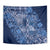 Africa Floral mix Maasai Shuka Tapestry Blue Moitf - Wonder Print Shop