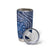 Africa Floral mix Maasai Shuka Tumbler Cup Blue Moitf - Wonder Print Shop
