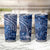 Africa Floral mix Maasai Shuka Tumbler Cup Blue Moitf - Wonder Print Shop