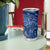 Africa Floral mix Maasai Shuka Tumbler Cup Blue Moitf - Wonder Print Shop