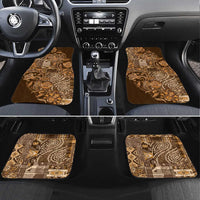 Africa Floral mix Maasai Shuka Car Mats Gold Moitf LT9 - Wonder Print Shop