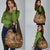 Africa Floral mix Maasai Shuka Grocery Bag Gold Moitf