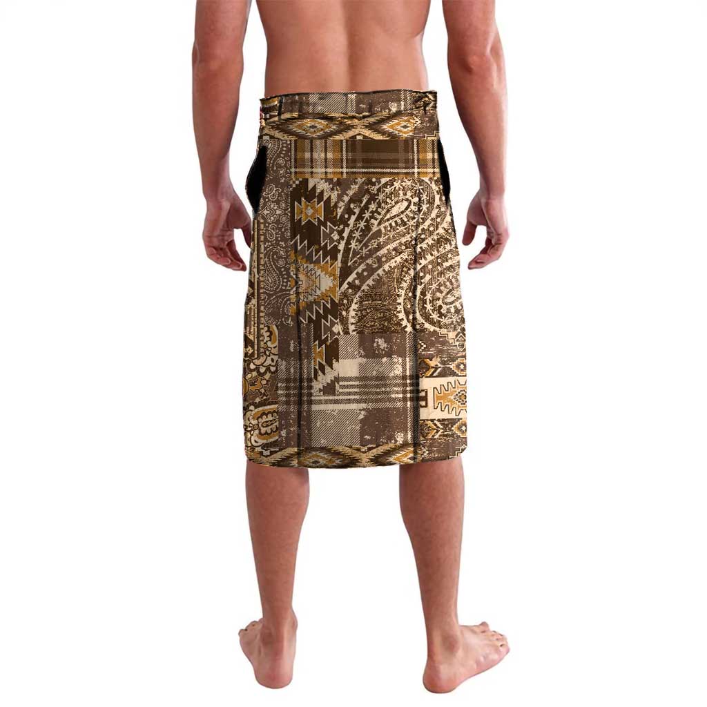 Africa Floral mix Maasai Shuka Lavalava Gold Moitf - Wonder Print Shop