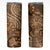 Africa Floral mix Maasai Shuka Skinny Tumbler Gold Moitf - Wonder Print Shop