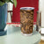 Africa Floral mix Maasai Shuka Tumbler Cup Gold Moitf - Wonder Print Shop