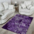 Africa Floral mix Maasai Shuka Area Rug Purple Moitf LT9 - Wonder Print Shop