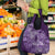 Africa Floral mix Maasai Shuka Grocery Bag Purple Moitf