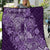 Africa Floral mix Maasai Shuka Quilt Purple Moitf - Wonder Print Shop