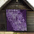 Africa Floral mix Maasai Shuka Quilt Purple Moitf - Wonder Print Shop