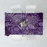 Africa Floral mix Maasai Shuka Tablecloth Purple Moitf - Wonder Print Shop