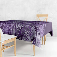 Africa Floral mix Maasai Shuka Tablecloth Purple Moitf - Wonder Print Shop