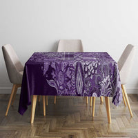 Africa Floral mix Maasai Shuka Tablecloth Purple Moitf - Wonder Print Shop