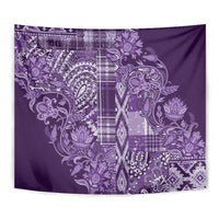 Africa Floral mix Maasai Shuka Tapestry Purple Moitf - Wonder Print Shop