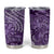 Africa Floral mix Maasai Shuka Tumbler Cup Purple Moitf - Wonder Print Shop