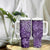 Africa Floral mix Maasai Shuka Tumbler With Handle Purple Moitf - Wonder Print Shop