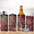 Africa Floral mix Maasai Shuka 4 in 1 Can Cooler Tumbler Red Moitf LT9 - Wonder Print Shop