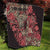 Africa Floral mix Maasai Shuka Quilt Red Moitf - Wonder Print Shop