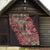 Africa Floral mix Maasai Shuka Quilt Red Moitf - Wonder Print Shop