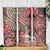 Africa Floral mix Maasai Shuka Skinny Tumbler Red Moitf - Wonder Print Shop