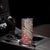 Africa Floral mix Maasai Shuka Skinny Tumbler Red Moitf - Wonder Print Shop