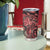 Africa Floral mix Maasai Shuka Tumbler Cup Red Moitf - Wonder Print Shop